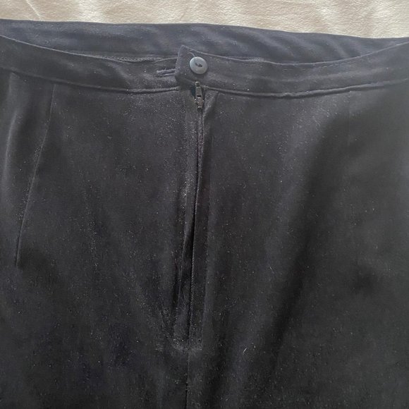 Black Maxi Skirt with Sexy Back Split - Picture 4 of 10